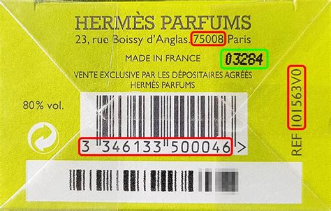 verificare cod parfum hermes|hermes bacth code checker.